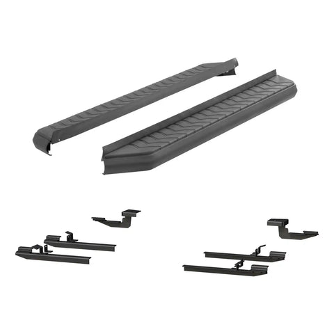 ARIES 2061037 - AeroTread 5 x 70 Black Stainless Running Boards, Select Nissan Rogue