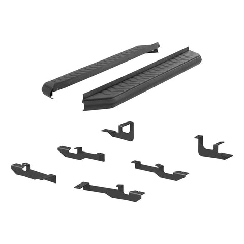 ARIES 2061039 - AeroTread 5 x 67 Black Stainless Running Boards, Select Sportage, Tucson