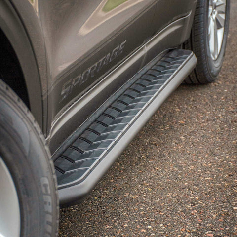 ARIES 2061040 - AeroTread 5 x 73 Black Stainless Running Boards, Select Ford Explorer