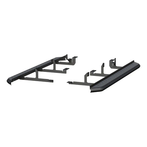 ARIES 2061041 - AeroTread 5 x 73 Black Stainless Running Boards, Select Chevrolet Blazer