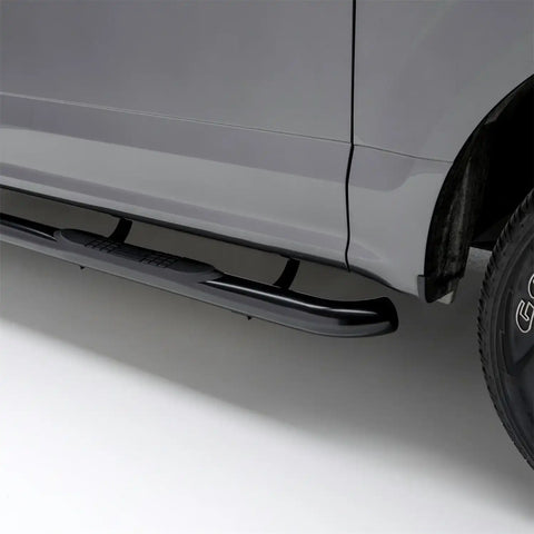 ARIES 207003 - 3 Round Black Steel Side Bars, Select Hyundai Santa Fe