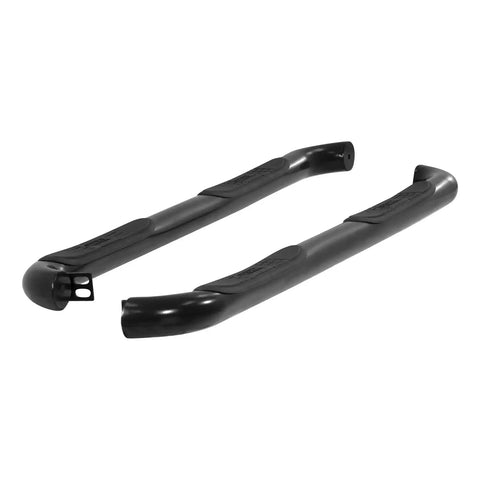 ARIES 207003 - 3 Round Black Steel Side Bars, Select Hyundai Santa Fe