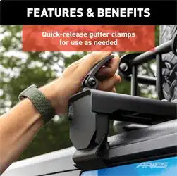 ARIES 2070450 - Jeep Roof Rack Crossbars for Wrangler JK (2-Pack)