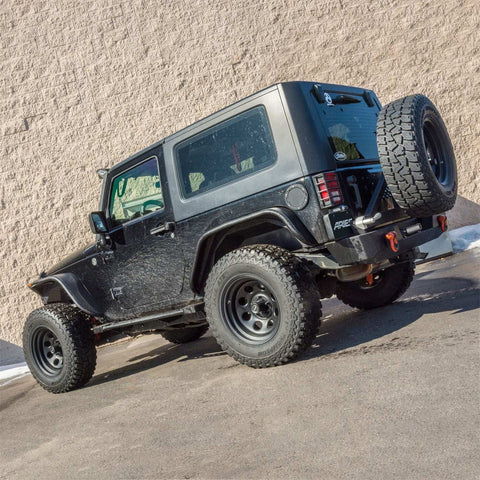 ARIES 2074100 - Rocker Step Running Boards, Select Jeep Wrangler JK