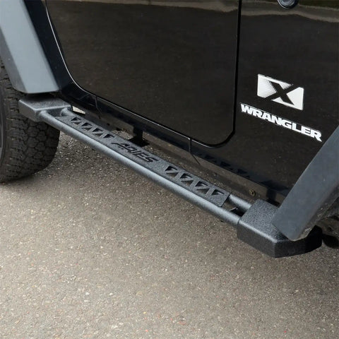ARIES 2074100 - Rocker Step Running Boards, Select Jeep Wrangler JK