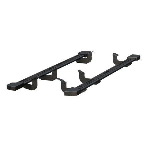 ARIES 2074153 - Black Steel Rocker Step Guard Running Boards, Select Toyota Tundra