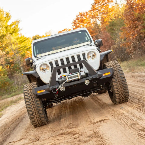 ARIES 2081003 - TrailChaser Jeep Wrangler JL, Gladiator Steel Front Bumper Center Section