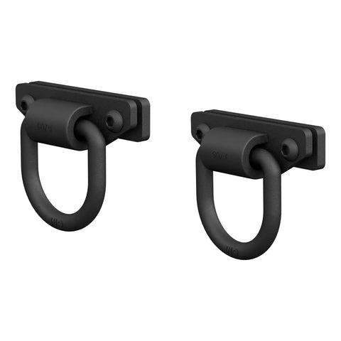 ARIES 2081300 - Bolt-On Anti-Rattle D-Rings (9,000 lbs, 2-Pack)