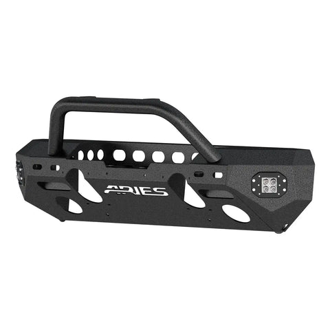 ARIES 2082094 - TrailChaser Jeep Wrangler JL, Gladiator Aluminum Front Bumper (Option 3)