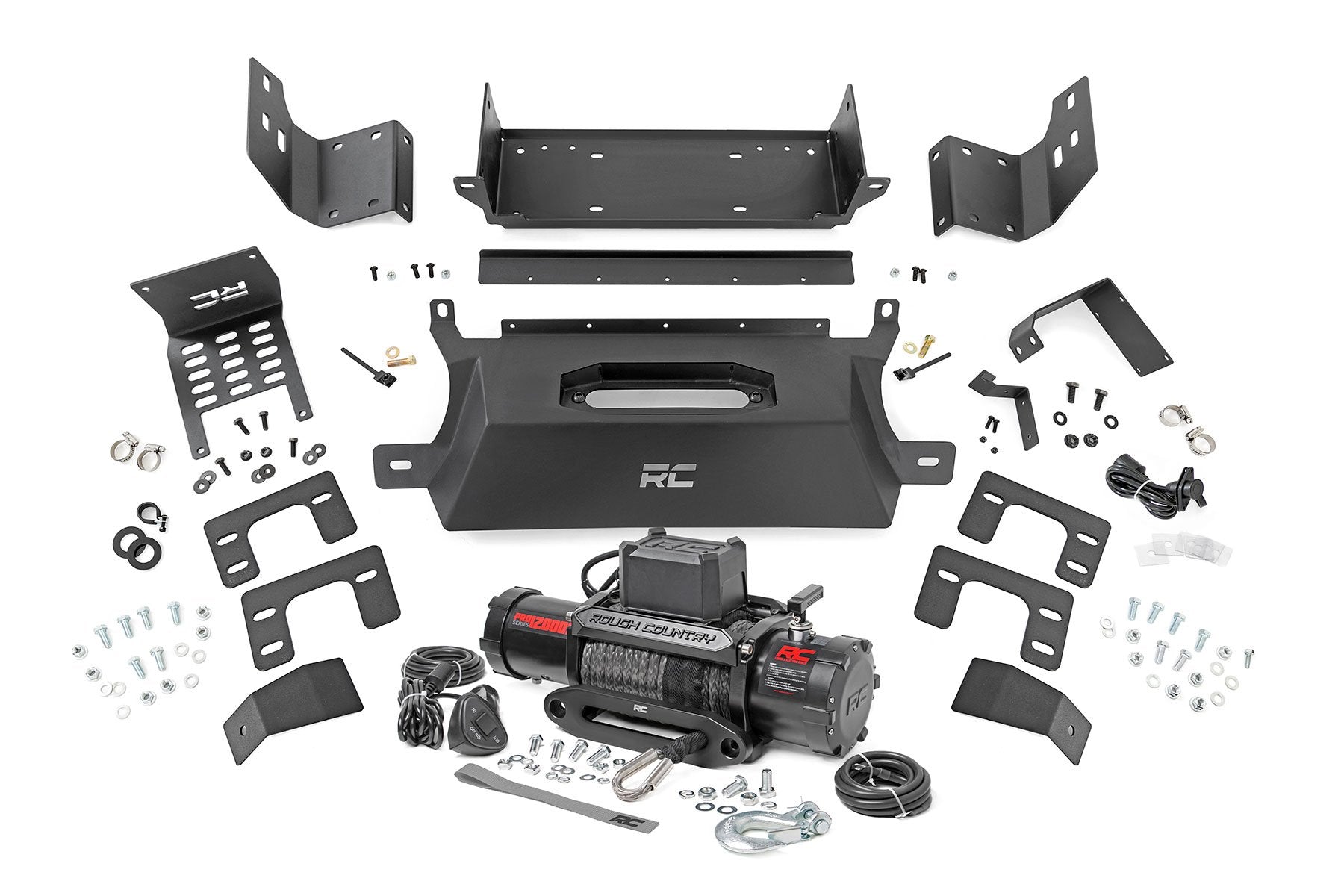Hidden Winch Mount | 12000S | Ford Bronco 4WD (2021-2025)