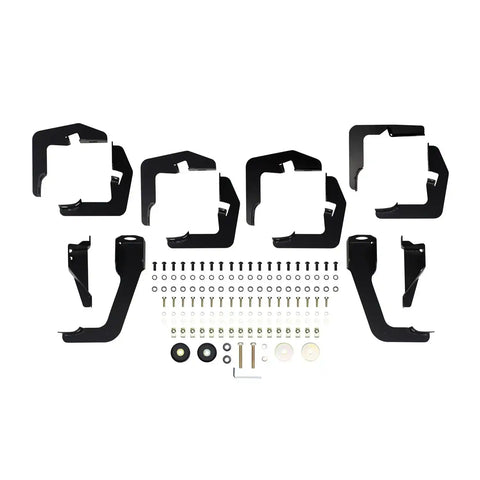 Westin 21-534340 - PRO TRAXX 5 Oval Wheel to Nerf Step Bars Stainless Steel w/Mount Kit Crew Cab