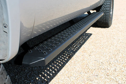 Raptor Series 2103-0344BT - 6.5 In Sawtooth Slide Track Running Boards Black Textured Aluminum 99-16 Ford F-250/F-350 Super Duty Crew Cab