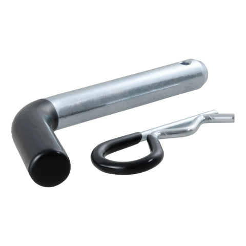 CURT 21510 5/8 Hitch Pin (2 Receiver, Zinc with Rubber Grip)
