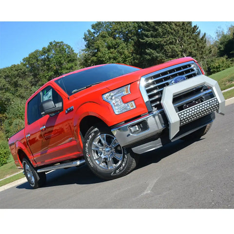 ARIES 2153002 - AdvantEDGE 5-1/2 Chrome Aluminum Bull Bar, Select Ford F250, F350, F450, F550