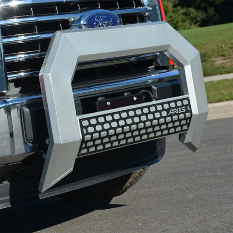 ARIES 2153003 - AdvantEDGE 5-1/2 Chrome Aluminum Bull Bar, Select Ford F250, F350, F450, F550