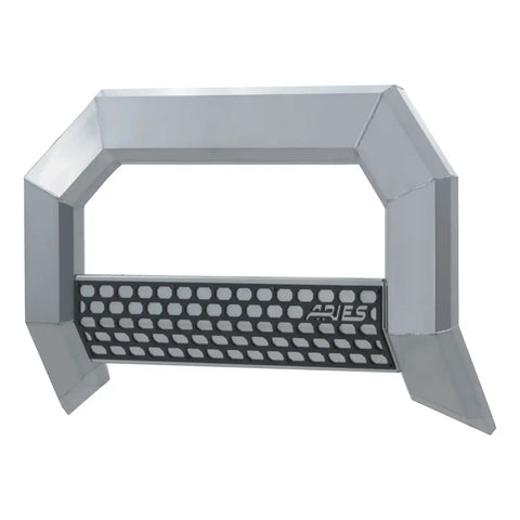 ARIES 2153003 - AdvantEDGE 5-1/2 Chrome Aluminum Bull Bar, Select Ford F250, F350, F450, F550