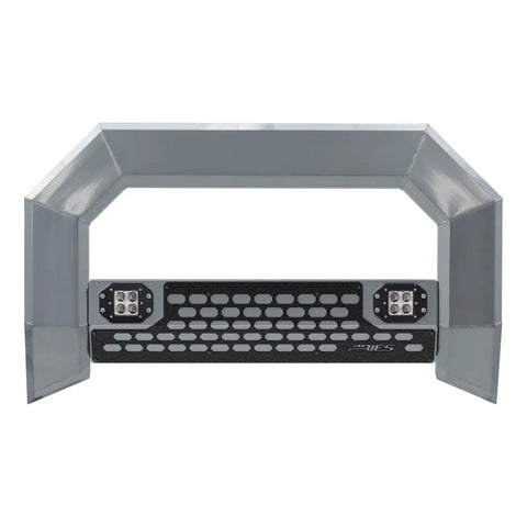 ARIES 2155101 - AdvantEDGE 5-1/2 Chrome Aluminum Bull Bar with Lights, Select Ram 2500, 3500