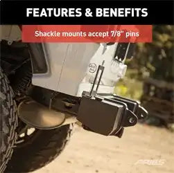 ARIES 2157002 - TrailCrusher Jeep Wrangler JL Steel Rear Bumper, 12.5K