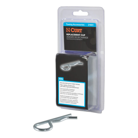 CURT 21601 Trailer Hitch Clip for 1/2 or 5/8-Inch Pin