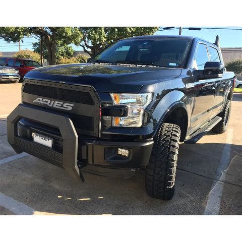 ARIES 2163000 - AdvantEDGE Black Aluminum Truck Bull Bar, Select Ford F-150