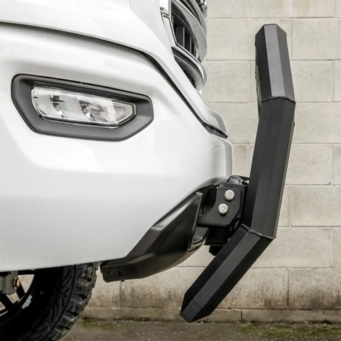 ARIES 2164000 - AdvantEDGE 5-1/2 Black Aluminum Bull Bar, Select Silverado, Sierra 1500