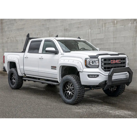 ARIES 2164003 - AdvantEDGE 5-1/2 Black Aluminum Bull Bar, Select Silverado, Sierra 2500, 3500