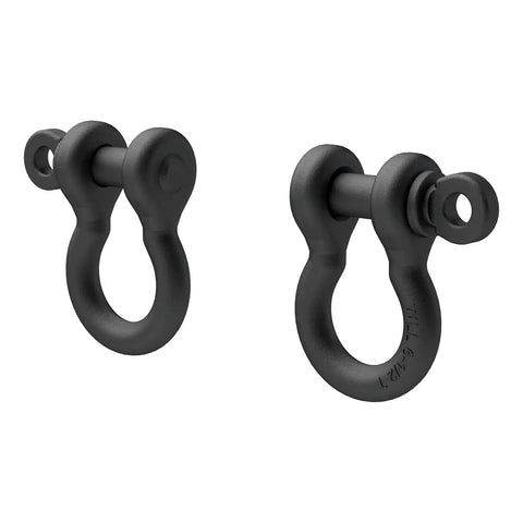 ARIES 2166071 - Heavy-Duty Bolt-On Tow Hooks D-Ring Shackles, 12,500 lbs Capacity
