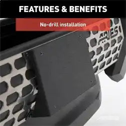 ARIES 2169000 - AdvantEDGE Bull Bar License Plate Bracket