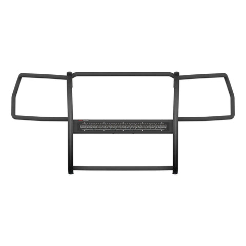 ARIES 2170035 - Pro Series Black Steel Grille Guard with Light Bar, Select Chevy Silverado 1500