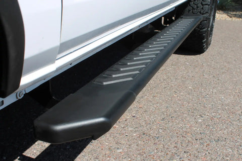Raptor Series 2203-0388BT - 5 In OEM Style Full Tread Slide Track Running Boards Black Textured Aluminum 21-24 Ford Bronco 4-Door