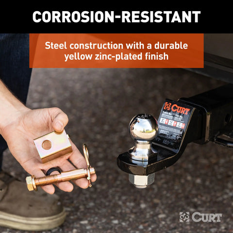 CURT 22323 - Anti-Rattle Hitch Pin Shim Device Fits 2-Inch Receiver 5/8-In Hole