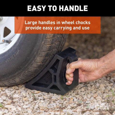 CURT 22801 - HD Wheel Chock (Bulk)