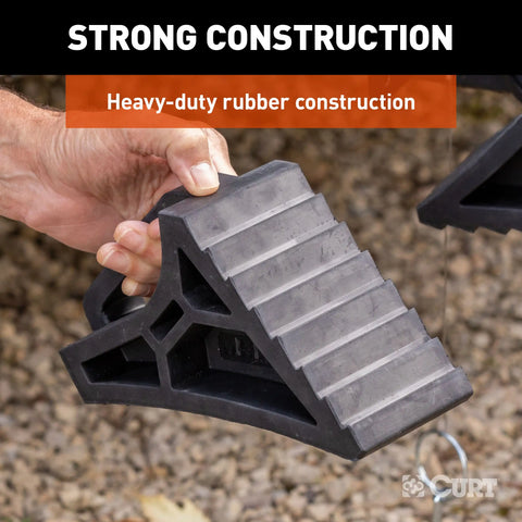 CURT 22801 - HD Wheel Chock (Bulk)