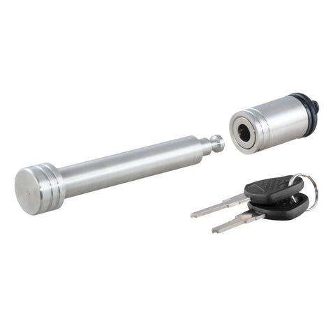 CURT 23519 - 5/8in. Hitch Lock (2in. or 2-1/2in. Receiver Barbell Stainless)