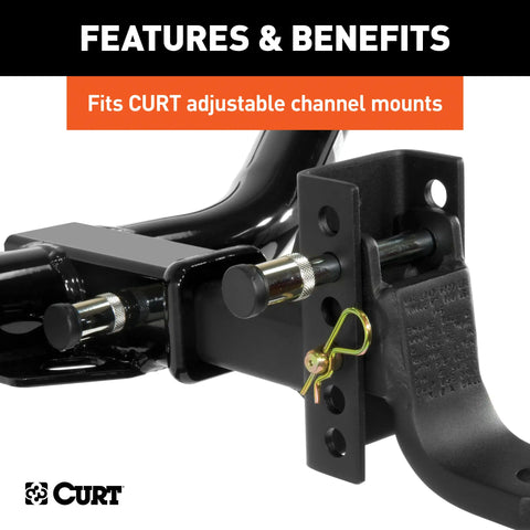 CURT 23556 Lock Set for Adjustable Channel Mounts