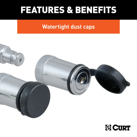 CURT 23556 Lock Set for Adjustable Channel Mounts