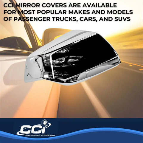Coast To CCIMC67548 Top Half Replacement Plated Chrome ABS Plastic Set Of 2