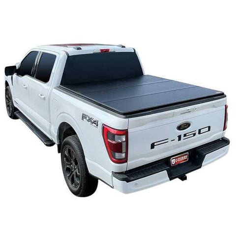 U-Guard HTF 1433 Hard Tri-Fold Tonneau Cover | HTF-1433 for 19-23 Chevrolet Silverado 1500 / GMC Sierra 5.5ft Bed