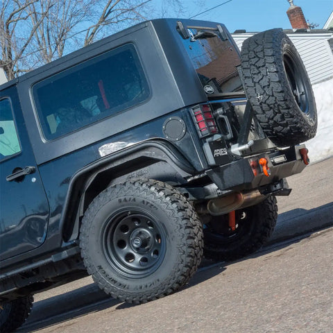 ARIES 2500350 - Jeep Wrangler JK Aluminum Rear Inner Fender Liners