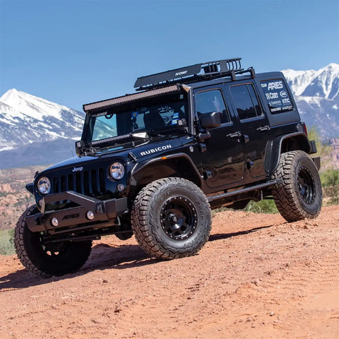 ARIES 2500450 - Jeep Wrangler JK Aluminum Front and Rear Inner Fender Liners