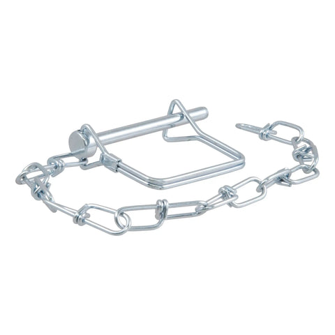 CURT 25013 1/4 Safety Pin with 12 Chain (2-3/4 Length, Packaged)