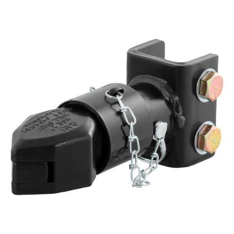CURT 25319 - 2in. Channel-Mount Coupler with Sleeve-Lock (7000 lbs Black)