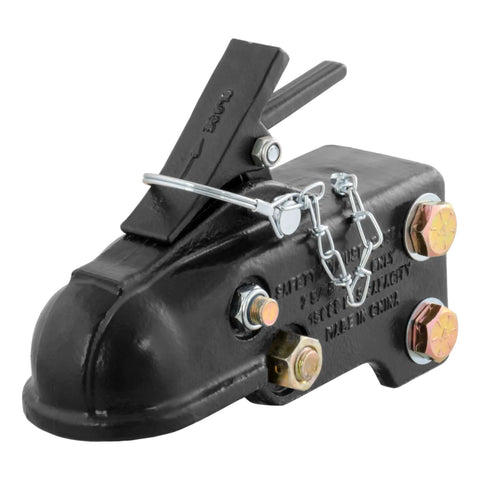CURT 25328 - 2-5/16in. Channel-Mount Coupler with Easy-Lock (15000 lbs Black)