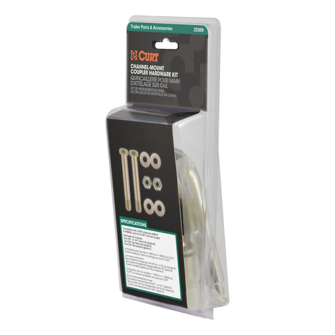 CURT 25389 Channel-Mount Adjustable Trailer Coupler Hardware Kit