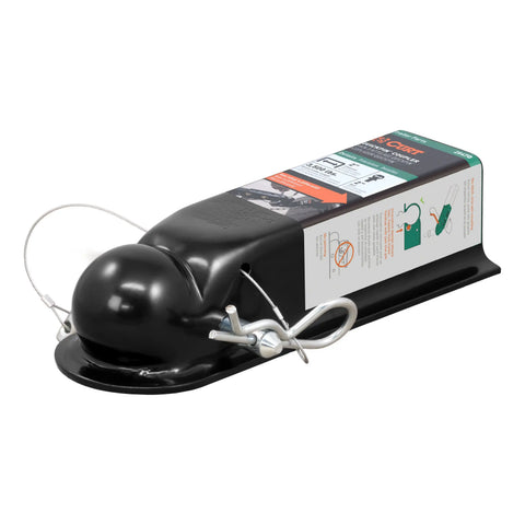 CURT 25470 - QuickPin No-Latch 2in. Trailer Coupler (2in. Channel 3500 lbs)