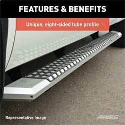 ARIES 2555007 - AdvantEDGE 5-1/2 x 53 Chrome Aluminum Side Bars, Select Ford F-150