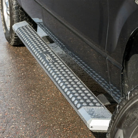 ARIES 2555009 - AdvantEDGE 5-1/2 x 85 Chrome Aluminum Side Bars, Select Ford F-150