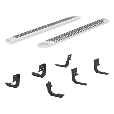 ARIES 2555026 - AdvantEDGE 5-1/2 x 91 Chrome Aluminum Side Bars, Select Dodge, Ram 2500, 3500