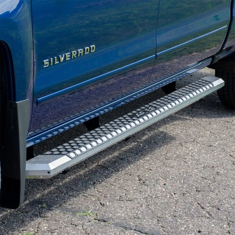 ARIES 2555047 - AdvantEDGE 5-1/2 x 91 Chrome Aluminum Side Bars, Select Chevrolet, GMC