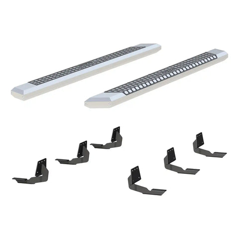 ARIES 2555050 - AdvantEDGE 5-1/2 x 75 Chrome Aluminum Side Bars, Select Ram 1500